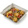 Amig - Cesto per Grigliare Verdure in Barbecue - 29 x 29 x 6 cm - Realizzato in Acciaio Inossidabile - Evita Che Le Verdure Cadano nella Griglia - MOD. AM07