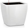 LECHUZA QUADRO Premium LS 21 bianco lucido 16120
