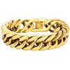 PROSTEEL Neutro Braccialetto 17MM Oro Catena Cubana Uomo Stile Cyberpunk Minimalismo Larghezza Bracciale Catena Cubana Ritorta Artigianale Regalo Uomo