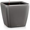 LECHUZA QUADRO Premium LS 21 antracite metallizzato 16123