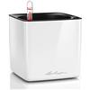LECHUZA CUBE Glossy 14 bianco lucido 13510