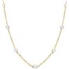 MIORE Collana Argento 925 placcata oro 18kt Collana Donna 40 cm, estendibile fino a 44 cm, Made in Italy, gioiello anallergico confezionato in un elegante astuccio portagioie