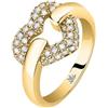 Morellato Bagliori Anello Donna in Acciaio, Cristalli - SAVO28014