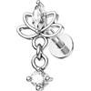 OUFER Body Piercing Labret Piercing Jewellery 16G Internally Tragus Earrings 316L Surgical Steel Helix Conch Cartilage Earring Piercing Jewelry for Women Men Lip Studs 8mm