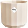 Elho Facet Round 26cm - Vaso per Interno - 100% Plastica Riciclata - Ø 25.9 x H 23.3 cm - Rosa/Almond Pink