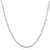 FaithHeart Catenina Argento Collana Donna e Uomo Sottile Collana Serpente 2 MM Acciaio Uomo 40/45/50/55/60/65/70/75 CM