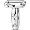 TINSLO Bead Charm Ciondolo Argento Sterling 925 Lettere con Cubic Zirconia Pendenti per Pandora Braccialetti, Compatibile con Braccialetti e Collane europei