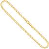 EDELIND Catenina Donna Oro giallo 8 k (333) Doppia grumetta, largh. 2.9 mm, con Chiusura a moschettone con passante, marchio di garanzia made in Germany, 65 cm lung.,6.3 g. Peso