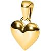 Purelei® Aloha Love Charm - Ciondolo a forma di cuore in acciaio inox placcato oro - simbolo di amore e compassione - 12,4 x 11,8 mm - oro/argento/oro rosa, 12,4 mm x 11,8 mm, Acciaio inossidabile