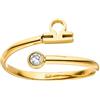 Purelei® Anello Zodiaco - Anello da donna resistente all'acqua in acciaio inox duraturo - Anelli regolabili dalla taglia 50 alla 60 - Gioielli alla moda per il tuo look personalizzato, Adjustable
