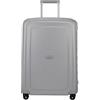 Samsonite S'Cure - Spinner M, Valigia, M (69 cm), 79 L, Argento (Silver)