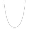U7 Catenina Acciaio Donna a Graffetta da 1,8 mm Collana Girocollo Donna Sottile Acciaio Inossidabile Catenina Regolabile Lunghezza 46 + 5cm Colore Argento, con Confezione Regalo