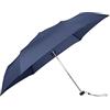 Samsonite Rain Pro - 3 Section Manual Mini Flat Ombrello Pieghevole.22 cm, Blu (Blue)