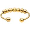 Purelei Antistress Anello Shade (oro) - Anello antistress donna in acciaio inossidabile resistente - Waterproof - Misura 60-66 - Anelli di moda per il tuo look personalizzato