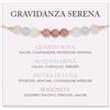 Bramart Bracciale Mamma in Pietre Naturali Idea Regalo Futura Madre Quarzo Rosa, Pietra di Luna, Acquamarina e Rodonite Fatto a Mano Idee Gravidanza, Nascita - DEDICA Inclusa (Gravidanza Serena)