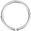 OUFER 20G Anello Naso Seamless Open Piercing Naso Argento 925 Piercing Naso Nostril 10 mm Nose Piercing Nose Hoop Piercing Naso Donna Anellino