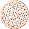 Morella Donna Coins Moneta Ciondolo Rotondo Oro Rosa Ornamento 33 mm