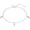 Purelei - Cavigliera Akala da donna - Acciaio inossidabile placcato oro 18K/rosa/argento - Con vere perle d'acqua dolce e ciondoli a conchiglia - Regolabile 21-25 cm - Cavigliera estiva, Eine Grösse