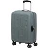 American Tourister Ellipso - Bagaglio a Mano 55x40x20 cm, Trolley Cabina Rigido, Compatibile Ryanair/EasyJet, Leggero, 2.10 KG - 32L - Grigio (Charcoal Grey)