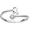 Purelei® Anello Zodiaco - Anello da donna resistente all'acqua in acciaio inox duraturo - Anelli regolabili dalla taglia 50 alla 60 - Gioielli alla moda per il tuo look personalizzato, regulowany (50