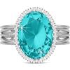 Linawe Anello da Donna con Diamanti Falsi in Moissanite - Gioiello alla Moda Regolabile ed Elegante in Oro/Argento