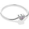 TINSLO Moments-Bracciale Donna Argento 925 Braccialetto Snake Bracciali Gioielli Regalo Natale Compleanno Festa Della Mamma per Moglie Amiche Amica