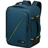 American Tourister Take2Cabin - Borsa da cabina Wizz Air/Vueling 30 x 20 x 40 cm, 26,5 L, 0,60 kg, Bagaglio a mano, Zaino aereo S/M Underseat, Blu (Harbor Blue)