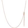 FaithHeart 1.4mm Collana Oro Rosa Sottile 40cm Catenina Donna Collane impermeabile in Acciaio Inossidabile di Alta Qualità Collana per Ciondolo