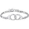 PROSTEEL Cavigliera in Acciaio Cavigliera Bracciale Cavigliera Catenina 22+5cm Regolabile