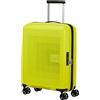 American Tourister Aerostep - Spinner S, Bagaglio a Mano Espandibile, 55 cm, 36/40 L, Verde (Light Lime)