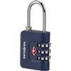 Samsonite TA Revolution - Lucchetto a combinazione TSA con codice a 3 cifre, lucchetto per bagagli sicuro per valigie e borse, lucchetto per valigia, Blu (Midnight Blue)