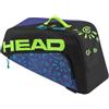HEAD Borsa per racchetta unisex Youth JR Tour Monster Borsa da Tennis Verde Acido/Nero S, Verde acido/Nero, S