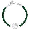 Morellato Bracciale Donna, Collezione VALENTINA, in Acciaio, pietra, Agata naturale,Idea regalo maestra - SATQ08