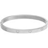 Purelei Bracciale da donna di San Valentino - Bracciale aperto a cuore (60) in acciaio inox impermeabile - in oro e argento - Romantico gioiello e idea regalo perfetta, Eine Grösse, Acciaio