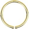 OUFER 20G Anello Naso Gold Seamless Open Piercing Naso Argento 925 Piercing Naso Nostril 6 mm Nose Piercing Nose Hoop Piercing Naso Donna Anellino