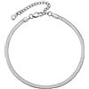 PROSTEEL Cavigliera Donna Acciaio Cavigliera Donna Cavigliera Catena Piatta Acciaio 22+5cm Regolabile