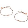 Purelei Rainbow Love - Set di 2 braccialetti con ciondoli arcobaleno integrati, in acciaio inox, impermeabile, lunghezza regolabile 16-19 cm, oro/argento/oro rosa, 19 cm, Acciaio inossidabile, Agata