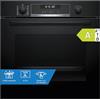 Bosch HBG578BB3 Serie 6, Forno da incasso, pulizia automatica con Pirolisi, Display LCD bianco, Funzione AirFry, 30 programmi automatici, Nero, 60 x 60 cm