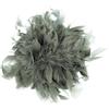 Baesics Spilla a forma di piuma - Donna soffice piuma di struzzo spilla stile vintage accessorio per cappello sposa matrimonio festa carnevale fermaglio capelli fascinator per blazer vestito giacca