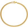 PROSTEEL Bracciale da Uomo a Catena Sottile Colore Oro 3.5mm Lungehzza 16 -Bracciali Uomo Acciaio