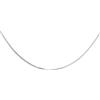 CARISSIMA Collana con Catena a Serpente Rotonda da 1,2 mm in Oro Giallo 9 ct, Lunghezza 41 cm/16 Pollici