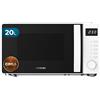 Cecotec Microonde con Grill ProClean 5105 White. 700 W, 20 L, Tecnologia 3DWave, Grill, 5 Livelli Potenza, Timer 30 min, Scongelamento, Display con Orologio, Gratinatura Perfetta