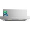 Cecotec Cappa aspirante telescopico 60 cm bolero Flux TLT 604000 Inox A+++. Aspirazione 415m3/h, motore DC, 3 velocità, SS Touch Control, finitura inossidabile, luce LED, filtri in alluminio e
