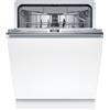 Bosch SMV4HCX07E Serie 4, Lavastoviglie Smart da incasso a scomparsa totale, 10 coperti, Cestelli personalizzabili, Motore EcoSilence Drive, 60 cm.