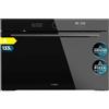 Cecotec Forno Bolero Hexa AF319000 Glass Black A, Classe A, 133 L, 11 Funzioni con AIrFryer, Pizza Master, Steam Assist, Easy Clean, 5 Posizioni