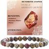 Bivei Jaspe Dendritico - Crescita Ancorata - signora braccialetto perline 6mm semiprezioso cristallo naturale elastico elastico cristallo accessori regalo di yoga