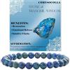 Bivei Chrysocolla - Espressione Dolce - signora braccialetto perline 6mm semiprezioso cristallo naturale elastico elastico cristallo accessori regalo di yoga