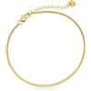 Made by Nami Bracciale Uomo Acciaio Inossidabile Argento Impermeabile Regolabile Minimalista