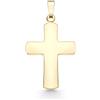 EDELIND Ciondolo Croce 585/14K oro giallo Uomo Donna Croce Altezza 20 mm Scatola regalo per gioielli