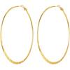 PROSTEEL Orecchini Donna Oro Grandi in Acciaio Inossidabile, Orecchini Cerchio Oro 80mm